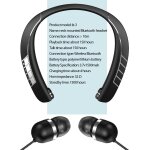 Ecouteurs bluetooth tws, longue dur�e de vie de la batterie, tour de cou, avec fonction de prise de photos, ...