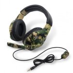 Ecouteurs de camouflage 3. 5mm, casque de jeu st�r�o filaire pour ps4