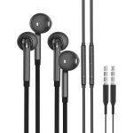 Ecouteurs avec fil jack 3, 5 mm (2 paquets) dans l'oreille casque de jeu casque filaire musique mp3 aux ...