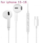 Ecouteurs filaires type c, oreillettes pour apple lightning, avec ligne iphone 5 6 8 7 plus x xs max ...