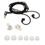 écouteurs filaires hifi, oreillettes stéréo dynamiques hybrides, moniteur filaire de 3. 5mm, avec micro, ... écouteurs filaires hifi, oreillettes stéréo dynamiques hybrides, moniteur filaire de 3. 5mm, avec micro, ...