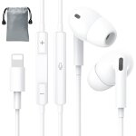 Ecouteurs filaires pour iphonenouvelle version hifi stro earbuds avec fil casque airpods, avec ...