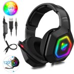 Ecouteurs filaires avec microphone, oreillettes de jeu, st�r�o, basse, pour sony xiaomi huawei pc x box ...