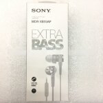 Ecouteurs filaire sony xb55 avec microphone � entr�e oreille gris style de contr�le par fil sp�cial pour ...