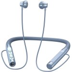 Ecouteurs filaire avec tour de cou ecouteurs bluetooth sans fil sport oreillette ipx5 etanche contr�le ...