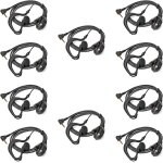 Ecouteur en forme de g de 2, 5 mm avec micro 1 broches, casque talkie - walkie compatible pour motorola ... Ecouteur en forme de g de 2, 5 mm avec micro 1 broches, casque talkie - walkie compatible pour motorola ...