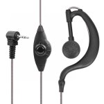 Ecouteurs en forme de g, casque, oreillettes, micro, ptt, pour radio motorola, 2. 5mm