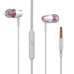 Ecouteurs intra auriculaires avec caisson de basses, casque d'coute universel, volume rglable, version ...
