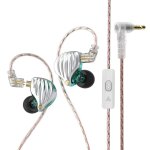 �couteurs intra - auriculaires dynamiques moniteur �couteur filaire en m�tal enc casque de musique de ...