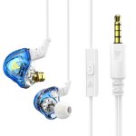 �couteurs intra - auriculaires dynamiques multi - couleurs enti�rement transparents, moniteur d'�couteurs ...