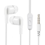 Ecouteurs intra - auriculaires ergonomiques portables, son basse, 3. 5mm, avec microphone, pour faire ...