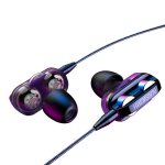 Ecouteurs intra auriculaires jack 3. 5mm, pour t�l�phone intelligent, oreillettes de sport, quad core, ...
