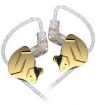Ecouteurs intra - auriculaires kz - zsn pro x hifi incurv�s en or (sensibilit� de 109 db)