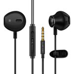 Ecouteurs intra - auriculaires avec microphone, écouteurs avec basses puissantes, support contrôle du ... Ecouteurs intra - auriculaires avec microphone, écouteurs avec basses puissantes, support contrôle du ...