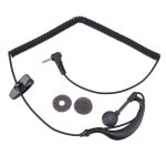 Ecouteurs intra - auriculaires noirs 2. 5mm g hook casque talkie - walkie casque unique 1 broche pour ... Ecouteurs intra - auriculaires noirs 2. 5mm g hook casque talkie - walkie casque unique 1 broche pour ...