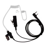 couteurs intra - auriculaires, tube acoustique discret  2 broches, micro ptt, casque pour kenwood baofeng, ...