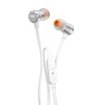 Ecouteurs intra jbl t290 griswht avec contr�le par boutons, microphone, kit mains libres