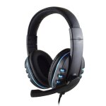 Ecouteurs de jeu filaires 3. 5mm, casque d'coute pour ps4, station de jeu 4, pc, chat, ordinateur avec ...
