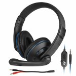 Ecouteurs de jeu professionnels, filaires, jack 3. 5mm, casque d'coute stro, avec micro, pour ordinateur ...
