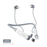Ecouteurs magntiques sans fil bluetooth 5. 0, casque de musique a12, tour de cou, sport, avec micro, ...