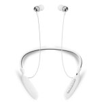 Ecouteurs magn�tiques sans fil bluetooth vj090, casque d'ecoute de musique, tour de cou, sport, avec ...