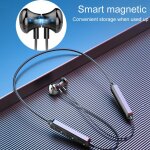 Ecouteurs magntiques sans fil bt95, casque d'coute stro pour sport, suspension au cou, accessoire ...
