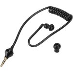 Ecouteur monaural filaire a tube d'air anti - rayonnement dans l'oreille stéréo, casque filaire monaural ... Ecouteur monaural filaire a tube d'air anti - rayonnement dans l'oreille stéréo, casque filaire monaural ...