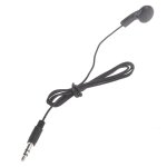Ecouteurs noirs mono face 3. 5mm, oreillettes intra - auriculaires, casque d'�coute pour t�l�phones intelligen ...