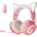 Ecouteurs d'oreille de chat, casque de jeu sans fil 2, 4 ghz pour ps4 / 5, pc, casque bluetooth pour ... Ecouteurs d'oreille de chat, casque de jeu sans fil 2, 4 ghz pour ps4 / 5, pc, casque bluetooth pour ...