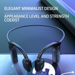Ecouteurs sans fil bluetooth 5. 0 � conduction osseuse, casques d'�coute pour sport de plein air avec ...
