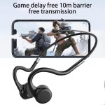 Ecouteurs sans fil bluetooth  conduction osseuse, 8 go, lecteur de musique mp3, oreillettes tanches, ...