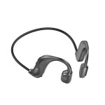 Ecouteurs sans fil bluetooth � conduction osseuse, casque d'�coute st�r�o mains libres avec microphone ...