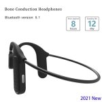 Ecouteurs sans fil bluetooth � conduction osseuse, oreillettes de sport �tanches, st�r�o mains libres ...