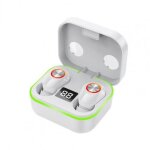 Ecouteurs sans fil bluetooth m8, casque de jeu, portable, avec microphone, pour le sport, consommation ...