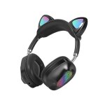 Ecouteurs sans fil bluetooth pliables, casque d'�coute de sport, de jeu, pour t�l�phone, lumineux led, ...