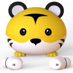 Ecouteurs sans fil pour enfants, forme de tigre, etanchit ipx6, 30 heures de lecture, casque audio ...