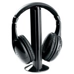 Ecouteurs sans fil, radio fm sur l'oreille, emetteur de casque tv avec microphone, pour accessoires d'ordinate ...