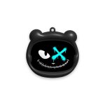 Accessoire pour telephone mobile yello koko moody bluetooth avec 3 tetes geek blk