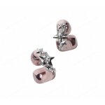 Ecouteurs shokz bijou oreille open dots argent