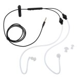 Ecouteurs st�r�o avec microphone et tube acoustique, oreillettes anti - radiation, 3. 5mm, pour iphone, ...