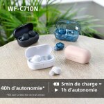 Ecouteur true wireless sony wf - c710 noir Ecouteur true wireless sony wf - c710 noir