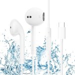 Ecouteurs usb c filaires de type c intra - auriculaires avec microphone intgr et contrle du volume, ...