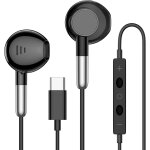 Ecouteurs usb - c pour iphone 15 / 16, hifi st�r�o casque type c intra - auriculaire filaire avec microphone ...