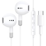 Ecouteurs usb c pour iphone 15 16, intra ecouteurs filaire usb c casque audio type c avec micro et contrôle ... Ecouteurs usb c pour iphone 15 16, intra ecouteurs filaire usb c casque audio type c avec micro et contrôle ...