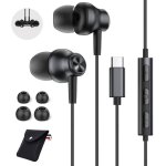 Ecouteur usb c, ecouteurs magntique filaire hifi stro compatible avec iphone 16 / 15 pro max plus, ...