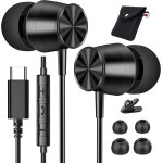 Ecouteurs usb c pour samsung galaxy s23 s22 ultra s24 s21 a53 a33 5g, casque usb type c avec microphone ...