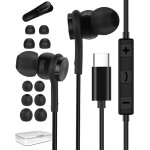 Ecouteur usb c pour samsung galaxy s25 s24 plus s23 s22 fe ultra a56 a55 a54 a34 5g iphone 17 16 15 pro ...