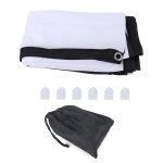 cran de cinma extrieur 100 pouces pliable anti - pli 16:9, rideau portable blanc pour cinma maison ...