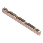 Ecrou de pont a cordes en laiton fendu de 42mm, pour guitare electrique basse a 4 cordes, accessoires ...