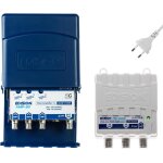 Edision mak - 300 kit: pramplificateur de mt antenne tv tnt 2uhf, 1vhf / fm, 17 - 32db, 107dbmv, 24v, ...